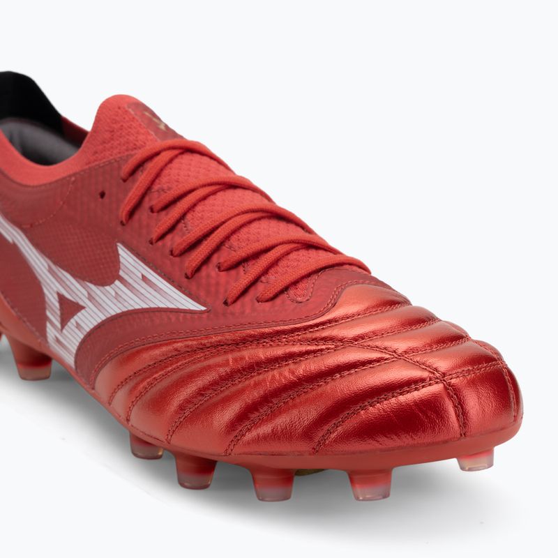 Încălțăminte de fotbal pentru bărbați Mizuno Morelia Neo IV Β Elite MD morelia 40th red/white/black 7