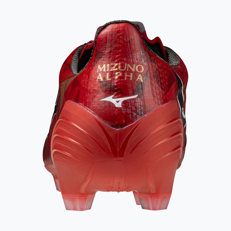 Încălțăminte de fotbal pentru bărbați Mizuno α II Elite Md morelia 40th red/black/gold 3