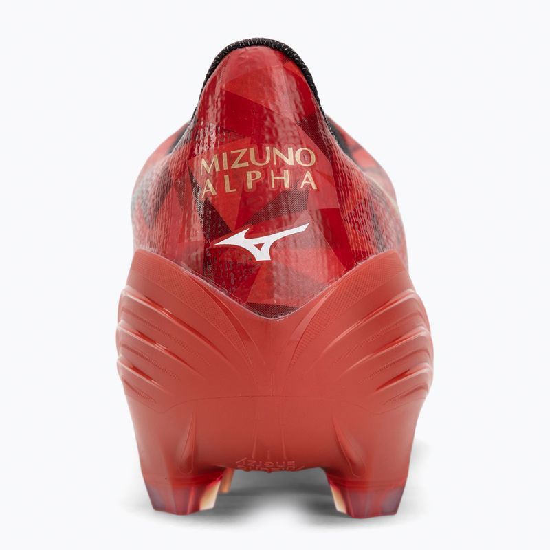 Încălțăminte de fotbal pentru bărbați Mizuno α II Elite Md morelia 40th red/black/gold 6