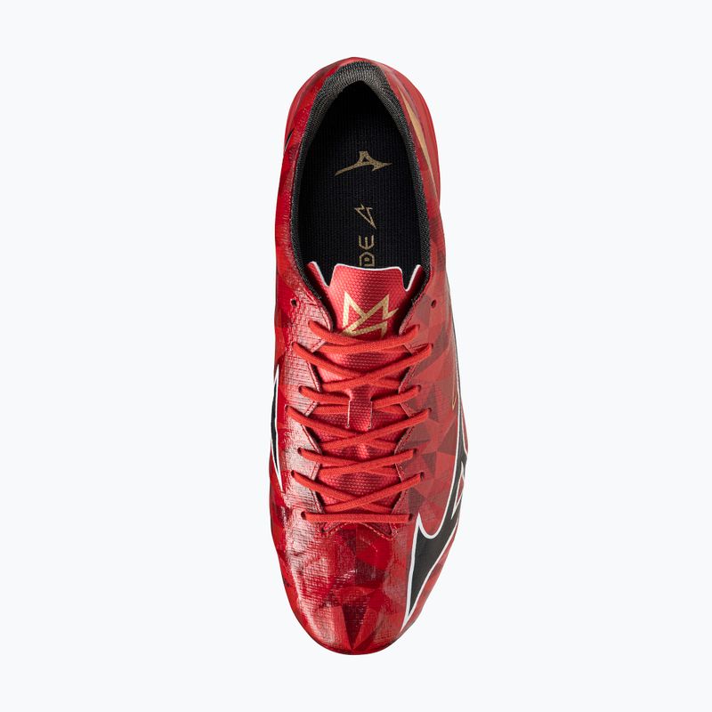 Încălțăminte de fotbal pentru bărbați Mizuno α II Pro Md morelia 40th red/black/gold 5