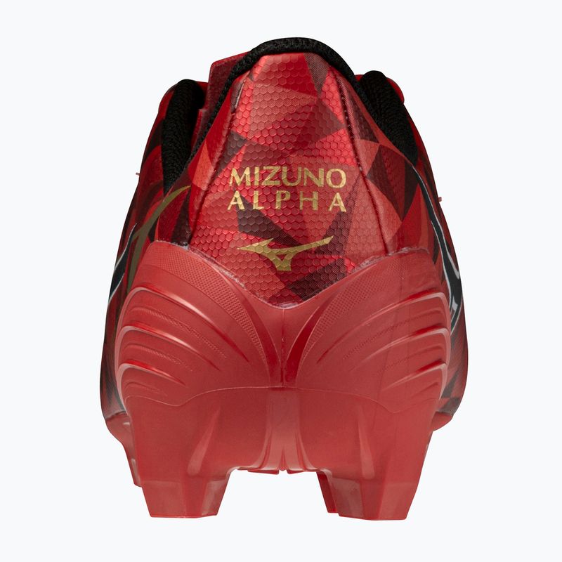 Încălțăminte de fotbal Mizuno α II Select Md morelia 40th red/black/gold 3