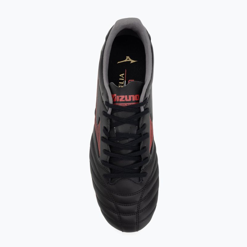 Încălțăminte de fotbal pentru bărbați Mizuno Morelia Neo IV Pro Mix black/morelia 40th red/black 5