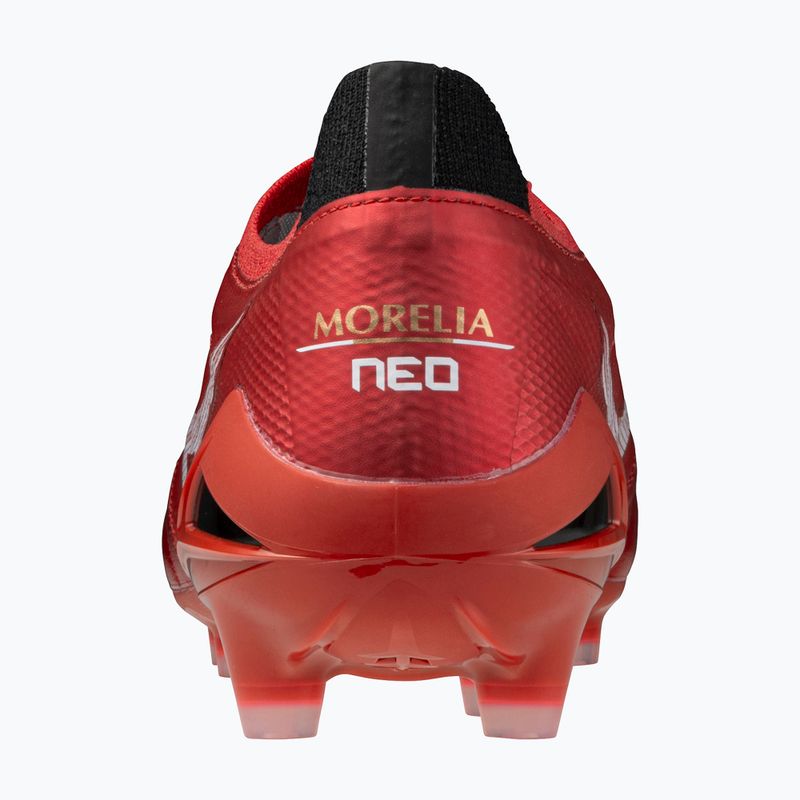 Încălțăminte de fotbal pentru bărbați Mizuno Morelia Neo IV Pro Mix black/morelia 40th red/black 3