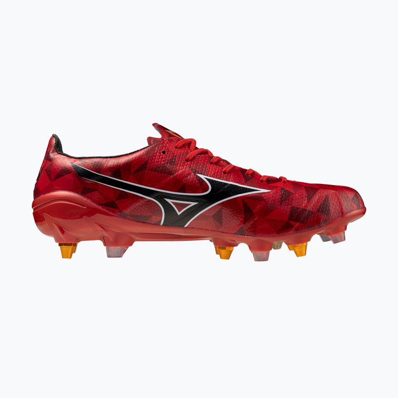 Încălțăminte de fotbal pentru bărbați Mizuno α II Japan Mix morelia 40th red/black/gold 2