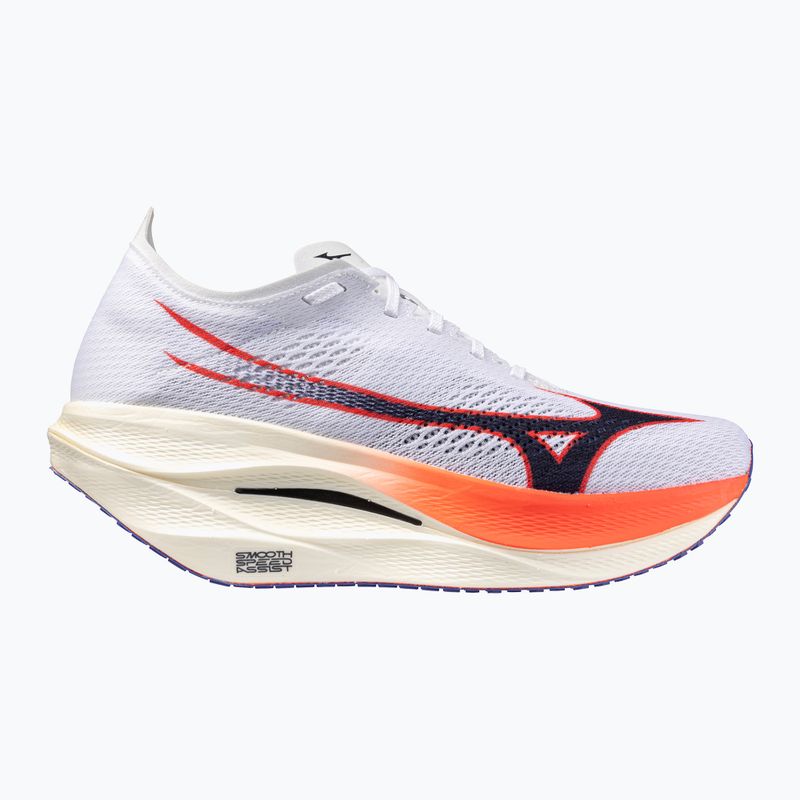 Încălțăminte de alergare Mizuno Wave Rebellion Pro 3 white/baritone blue/fiery cora