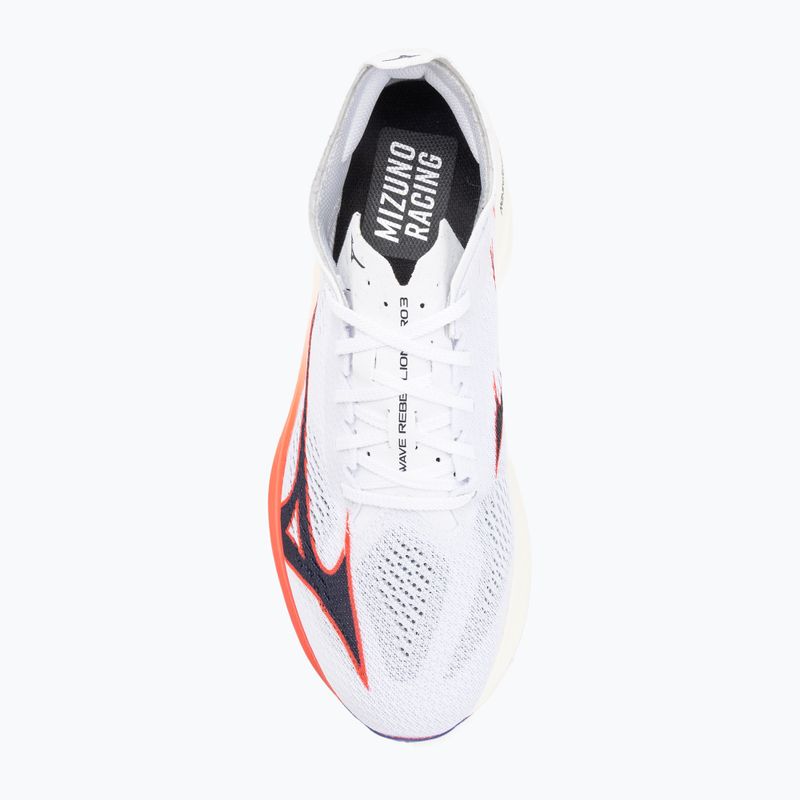 Încălțăminte de alergare Mizuno Wave Rebellion Pro 3 white/baritone blue/fiery cora 5