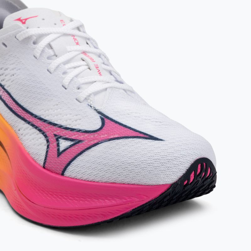 Încălțăminte de alergare Mizuno Wave Rebellion Pro 3 white/pink tetra/tang orange 7