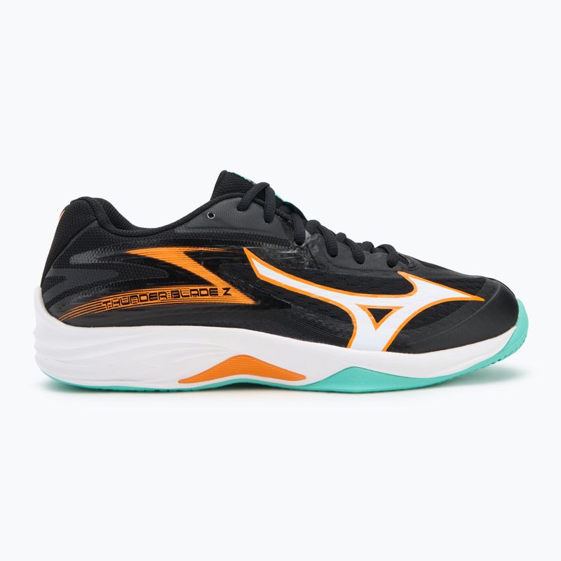 Încălțăminte de volei Mizuno Thunder Blade Z black/tangelo/ice green 2