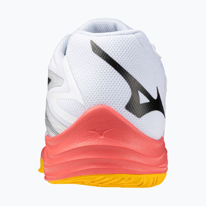 Încălțăminte de volei Mizuno Thunder Blade Z white/fiery coral 2/citrus 3