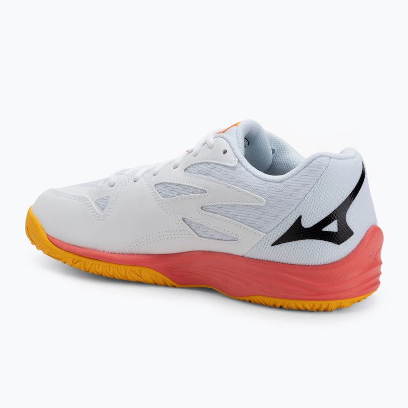 Încălțăminte de volei Mizuno Thunder Blade Z white/fiery coral 2/citrus 3