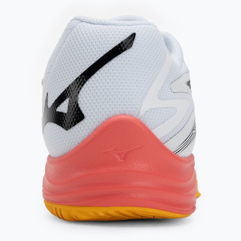 Încălțăminte de volei Mizuno Thunder Blade Z white/fiery coral 2/citrus 6