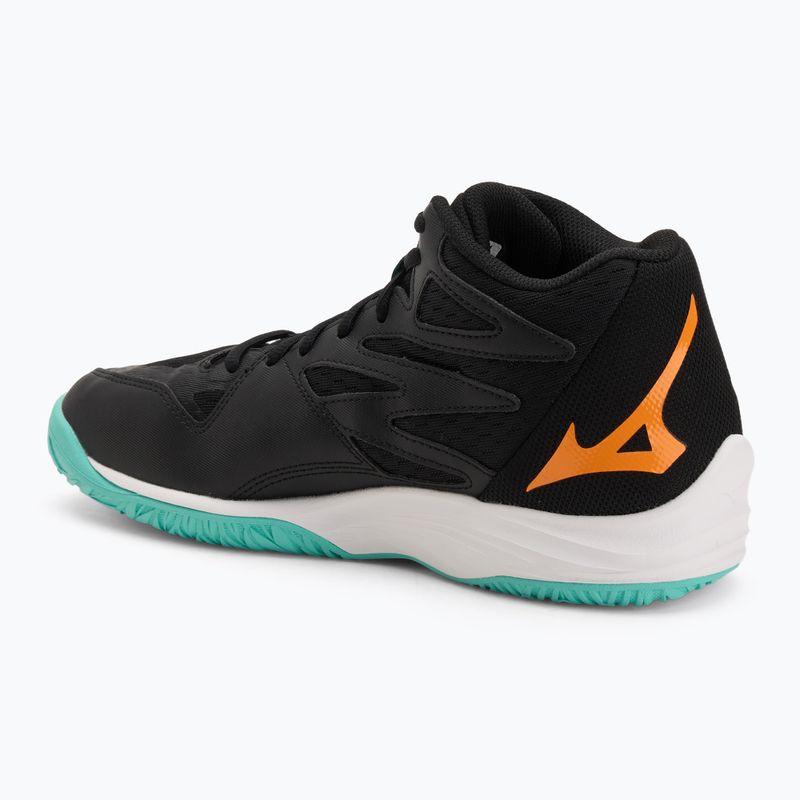 Încălțăminte de volei Mizuno Thunder Blade Z Mid black/tangelo/ice green 3