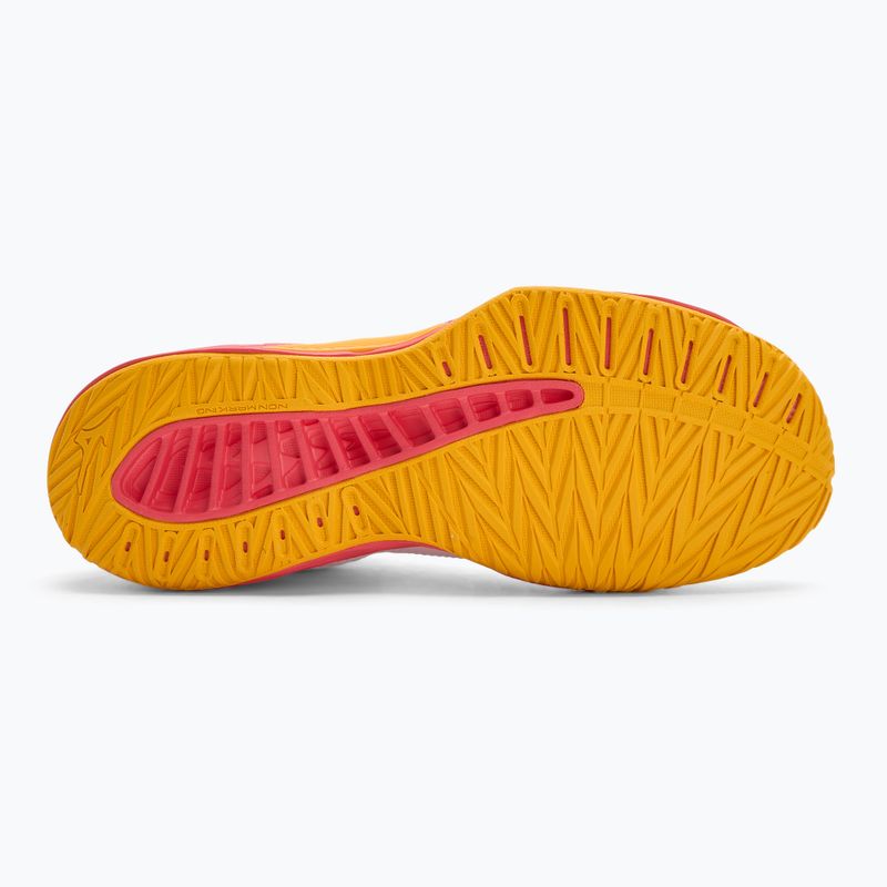 Încălțăminte de volei Mizuno Thunder Blade Z Mid white/fiery coral 2/citrus 4