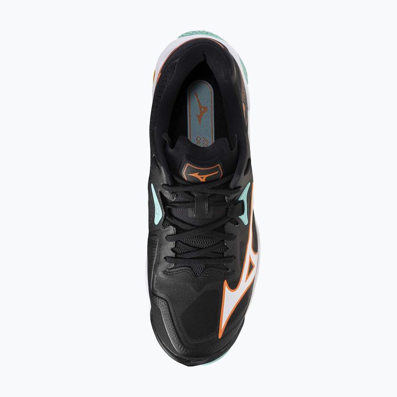 Încălțăminte de volei Mizuno Wave Lightning Z8 black/tangelo/ice green 5