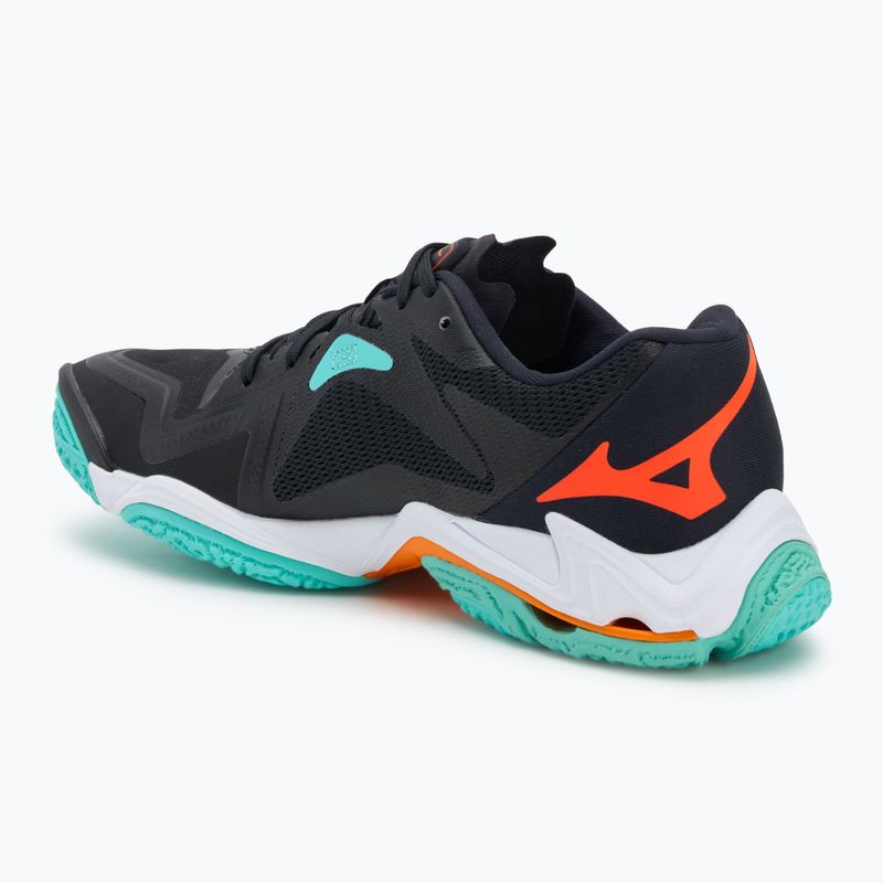 Încălțăminte de volei Mizuno Wave Lightning Z8 black/tangelo/ice green 3