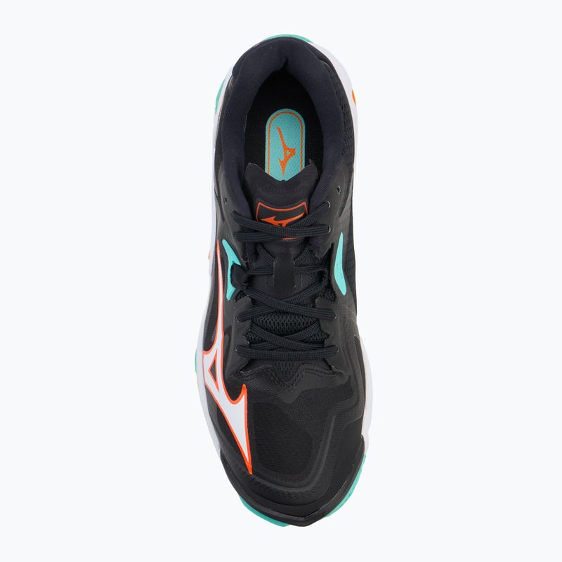 Încălțăminte de volei Mizuno Wave Lightning Z8 black/tangelo/ice green 5