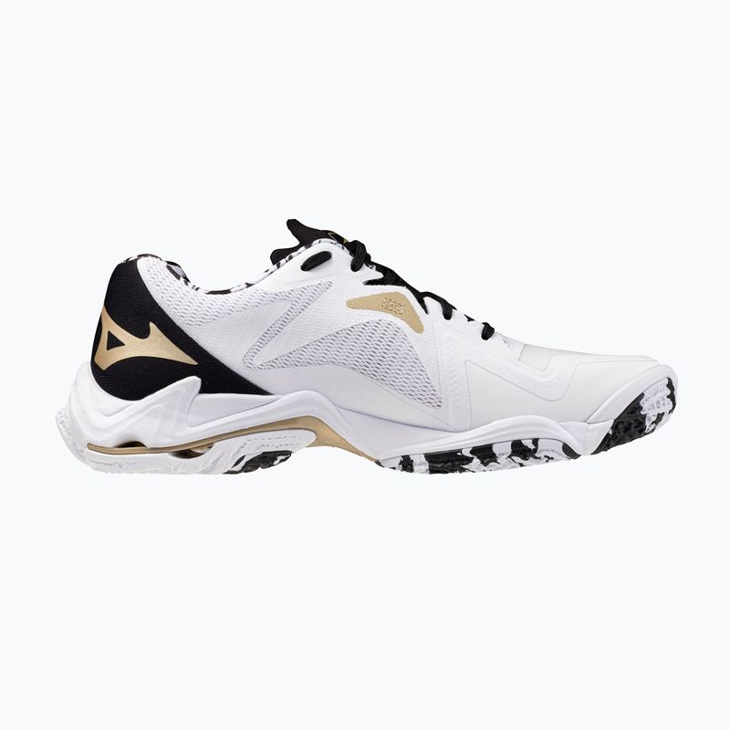 Încălțăminte de volei Mizuno Wave Lightning Z8 white/black/gold 2