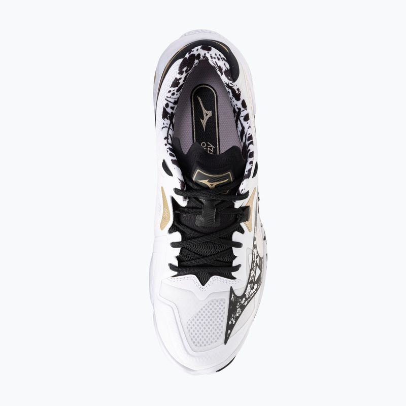 Încălțăminte de volei Mizuno Wave Lightning Z8 white/black/gold 5