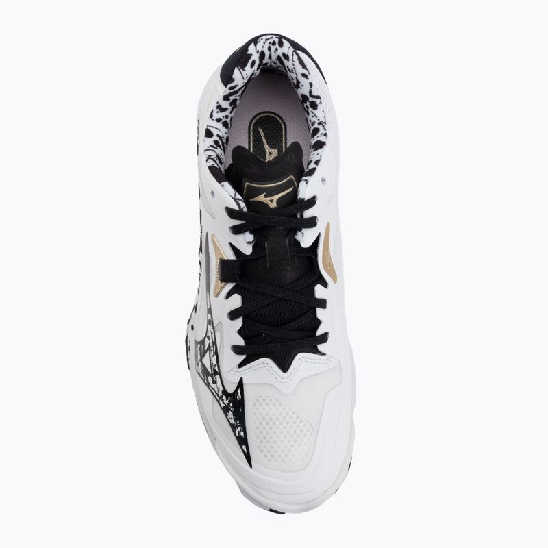 Încălțăminte de volei Mizuno Wave Lightning Z8 white/black/gold 5
