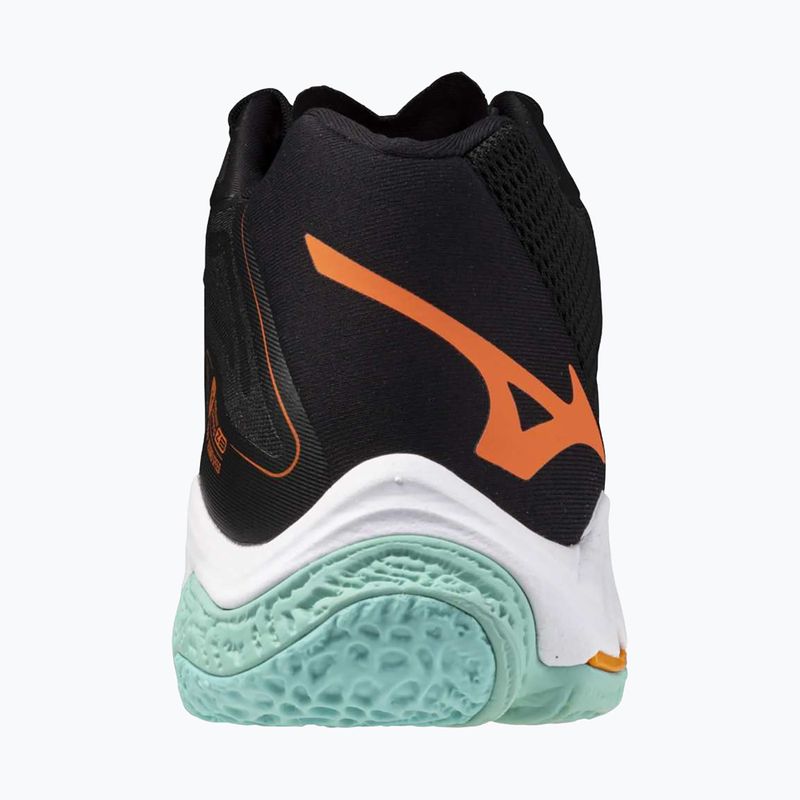 Încălțăminte de volei Mizuno Wave Lightning Z8 Mid black/tangelo/ice green 3