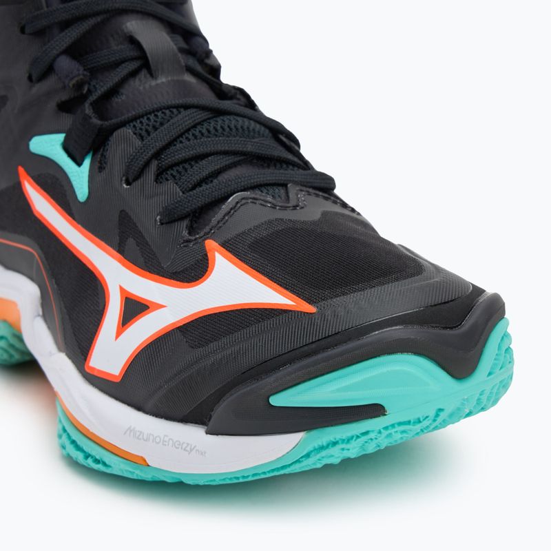 Încălțăminte de volei Mizuno Wave Lightning Z8 Mid black/tangelo/ice green 7