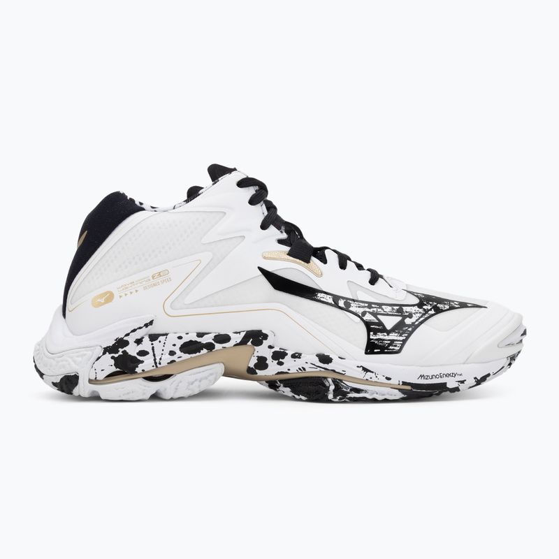 Încălțăminte de volei Mizuno Wave Lightning Z8 Mid White/Black/Gold 2