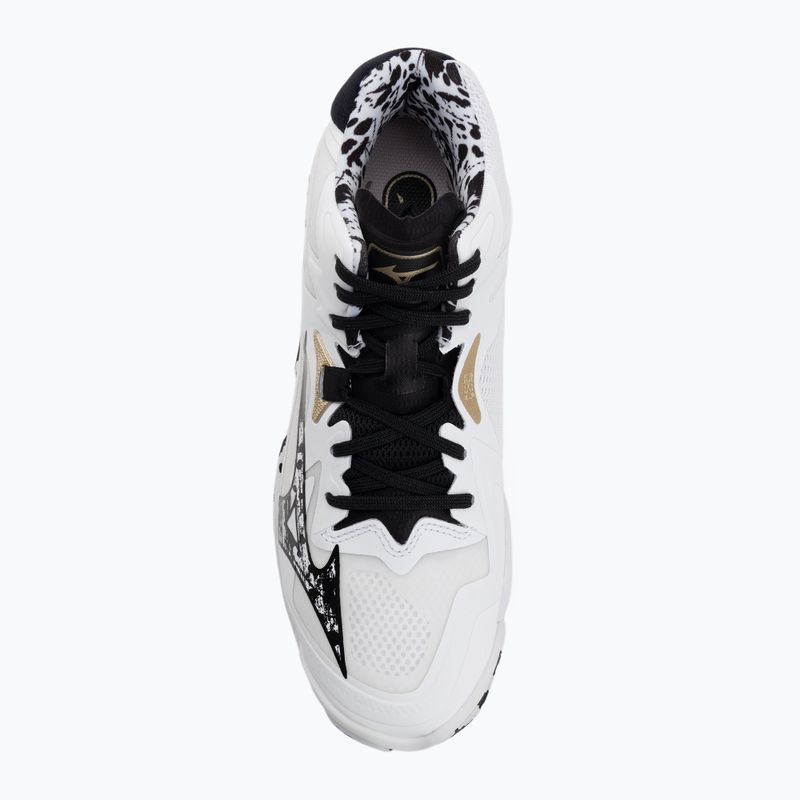 Încălțăminte de volei Mizuno Wave Lightning Z8 Mid White/Black/Gold 5
