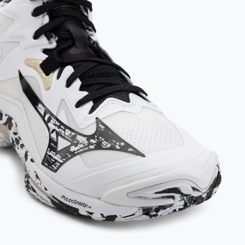 Încălțăminte de volei Mizuno Wave Lightning Z8 Mid White/Black/Gold 7