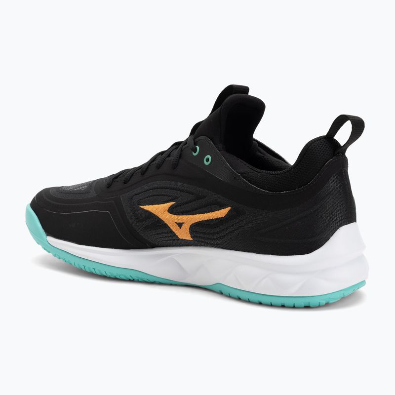 Încălțăminte de volei Mizuno Wave Luminous 3 black/tangelo/ice green 3