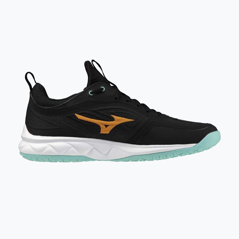 Încălțăminte de volei Mizuno Wave Luminous 3 black/tangelo/ice green 2