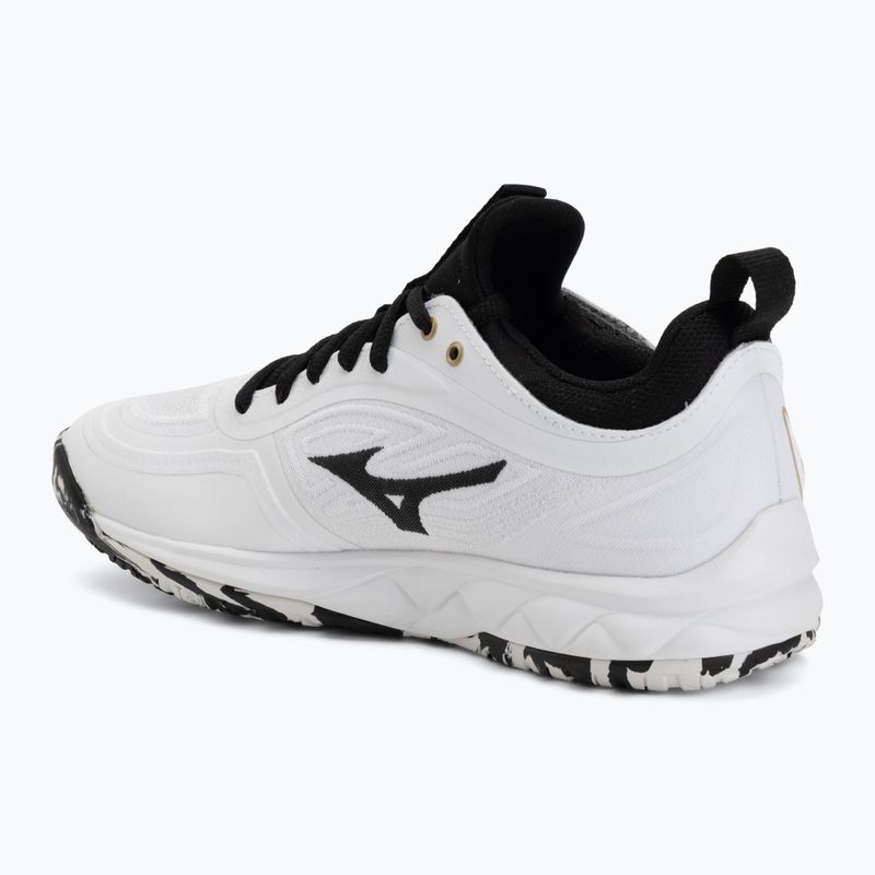 Încălțăminte de volei Mizuno Wave Luminous 3 white/black/ge gold 3