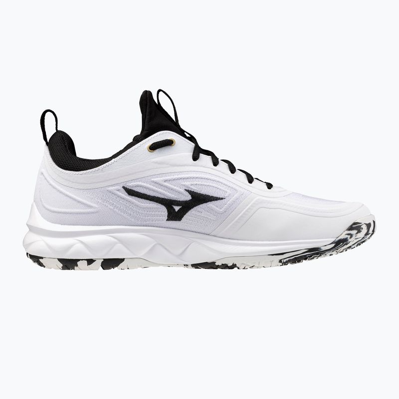 Încălțăminte de volei Mizuno Wave Luminous 3 white/black/ge gold 2