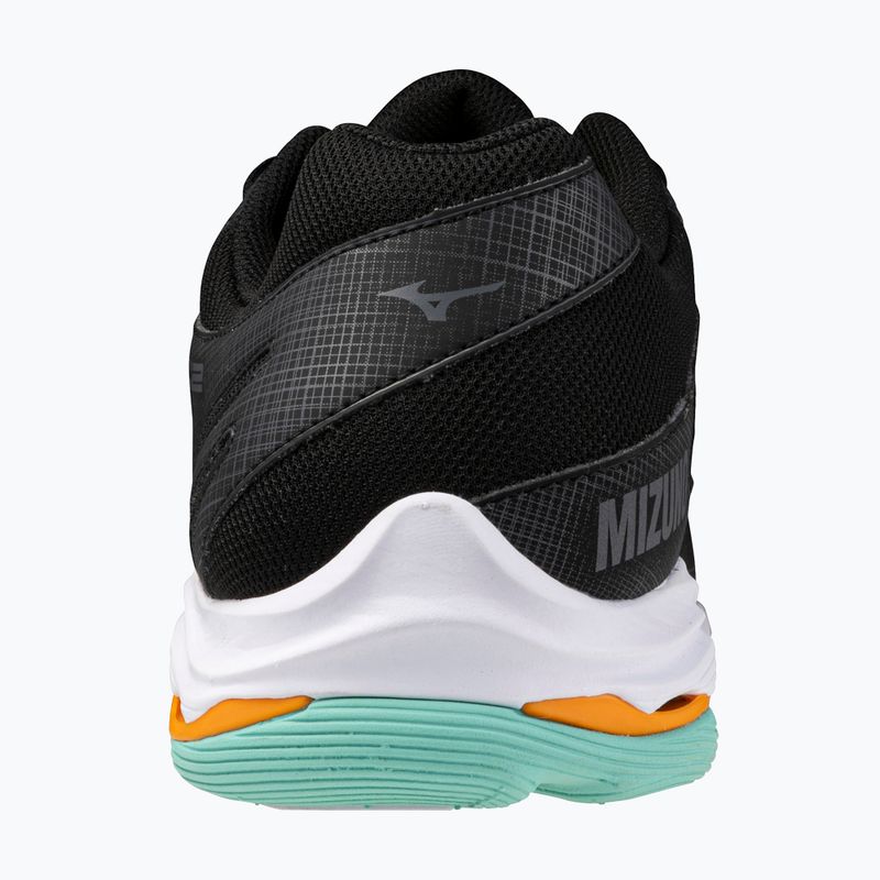 Încălțăminte de volei Mizuno Wave Voltage 2 black/tangelo/ice green 3