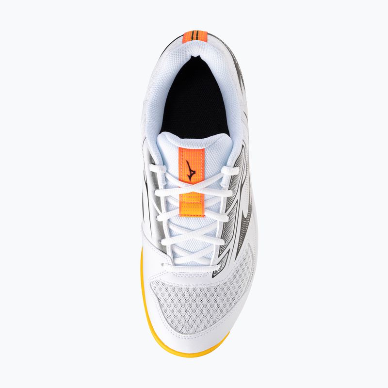 Încălțăminte de volei Mizuno Cyclone Speed 5 white/fiery coral 2/citrus 12