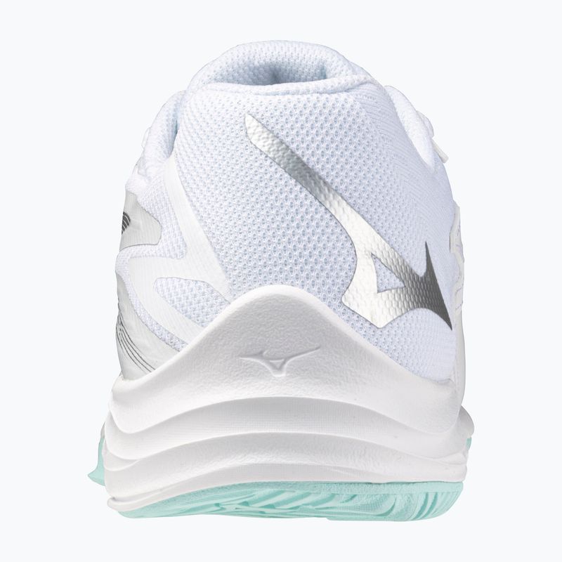 Încălțăminte de volei pentru femei Mizuno Thunder Blade Z white/blue tint 3