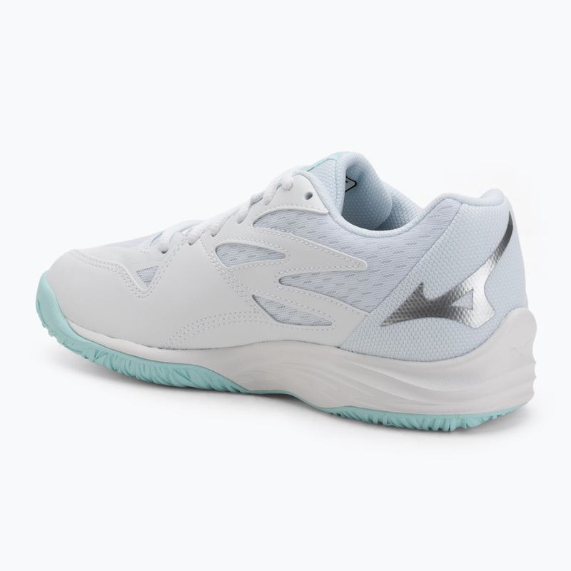Încălțăminte de volei pentru femei Mizuno Thunder Blade Z white/blue tint 3