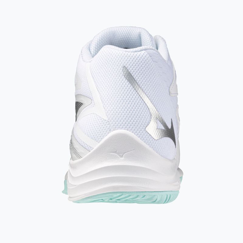 Încălțăminte de volei pentru femei Mizuno Thunder Blade Z Mid white/blue tint 10
