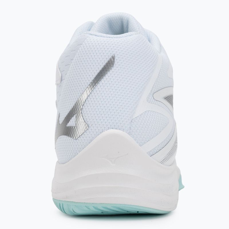 Încălțăminte de volei pentru femei Mizuno Thunder Blade Z Mid white/blue tint 6