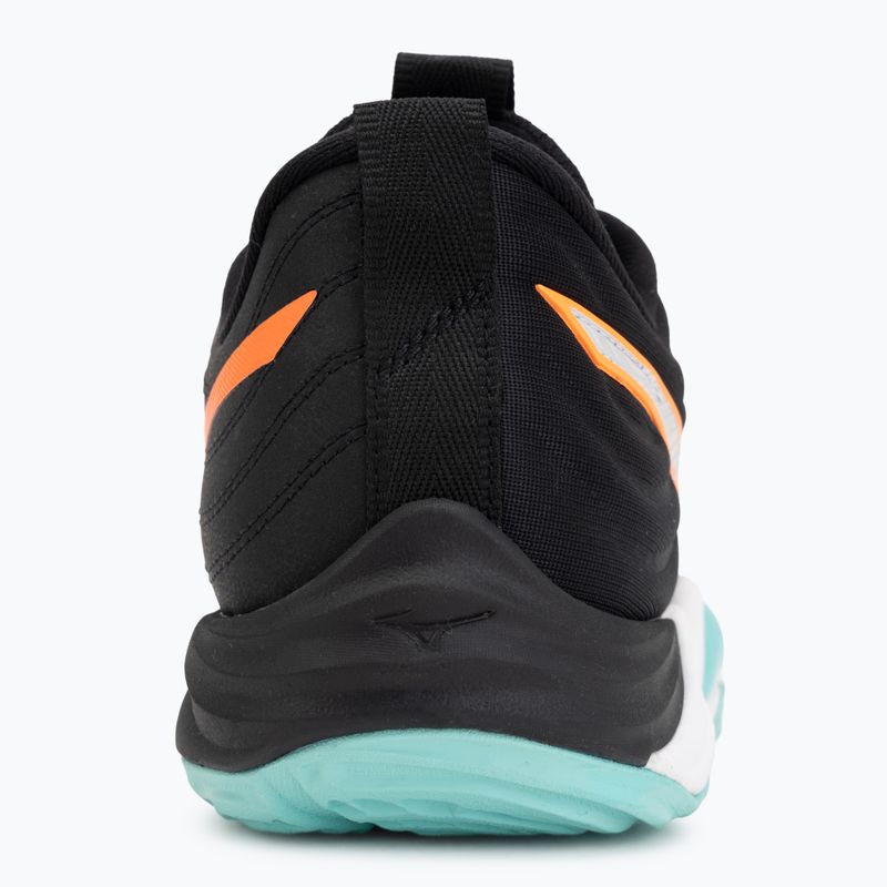 Încălțăminte de volei Mizuno Wave Momentum Elite black/tangelo/ice green 6