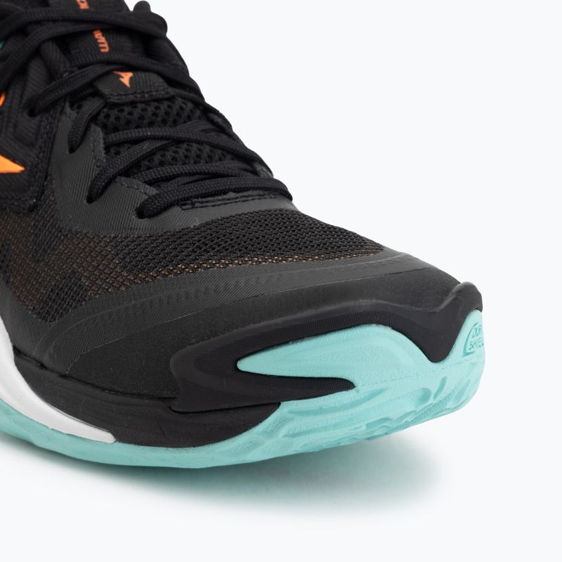 Încălțăminte de volei Mizuno Wave Momentum Elite black/tangelo/ice green 7