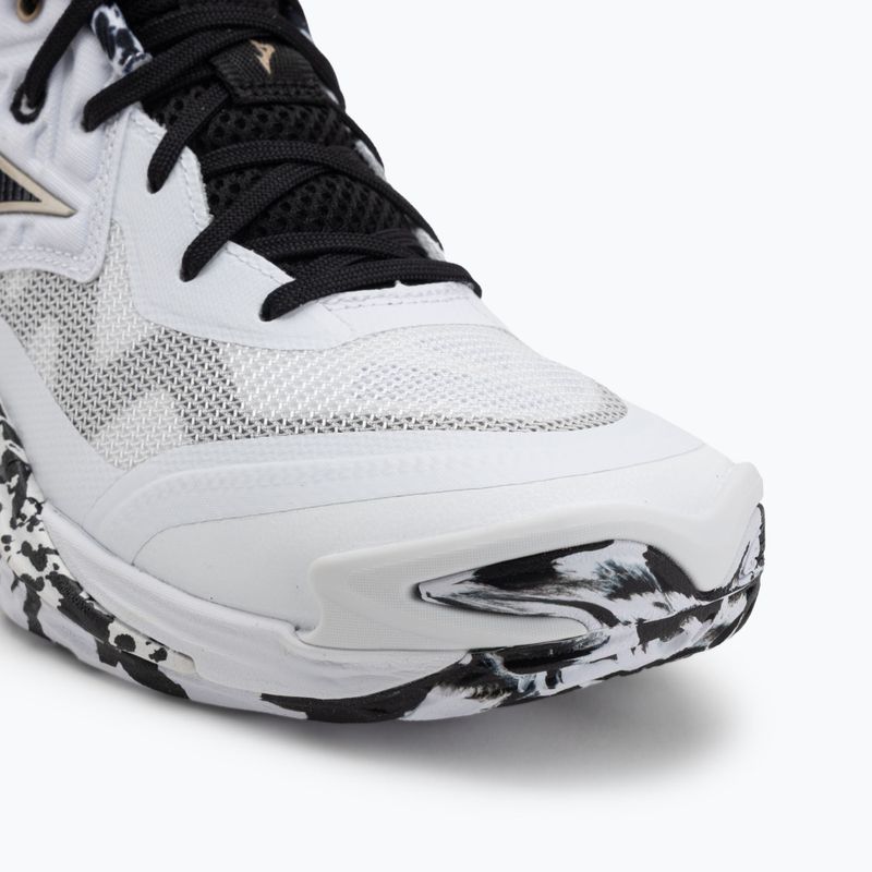 Încălțăminte de volei Mizuno Wave Momentum Elite white/black/ge gold 7