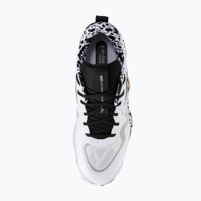 Încălțăminte de volei Mizuno Wave Momentum Elite white/black/ge gold 12
