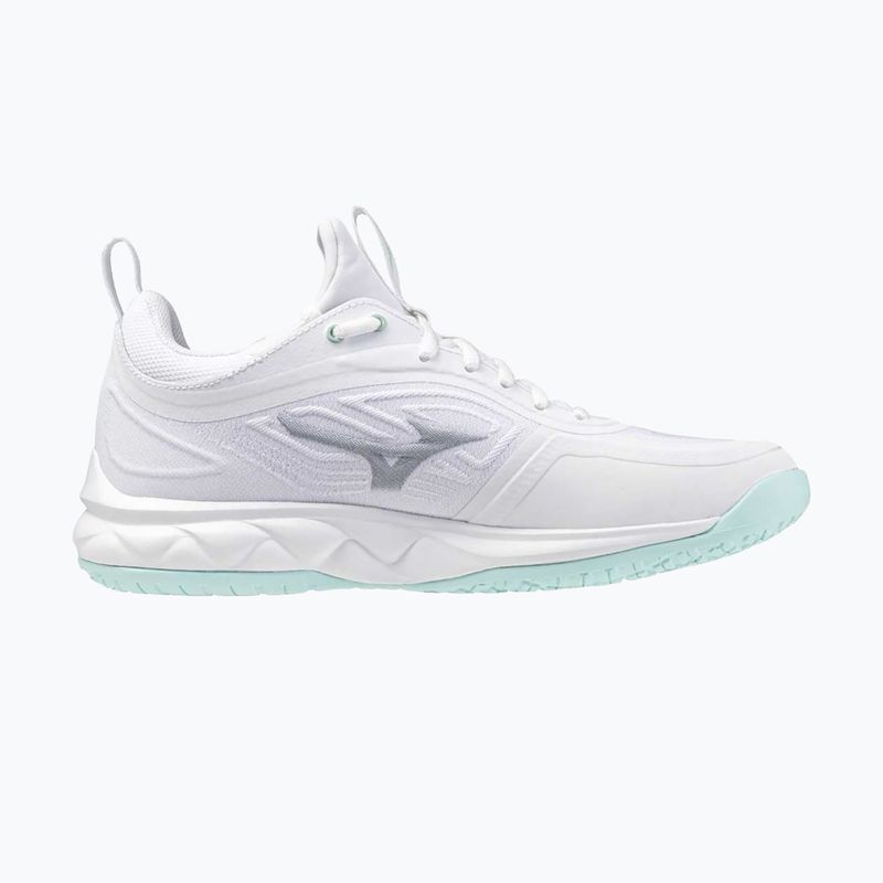 Încălțăminte de volei pentru femei Mizuno Wave Luminous 3 white/blue tint 9