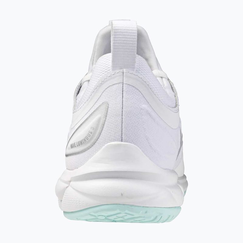 Încălțăminte de volei pentru femei Mizuno Wave Luminous 3 white/blue tint 10