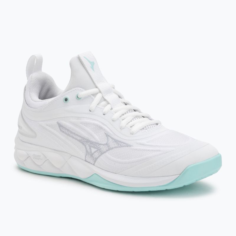 Încălțăminte de volei pentru femei Mizuno Wave Luminous 3 white/blue tint