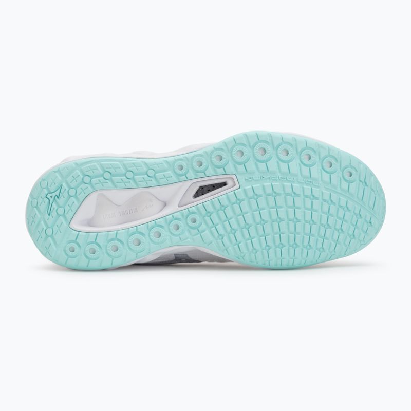 Încălțăminte de volei pentru femei Mizuno Wave Luminous 3 white/blue tint 4