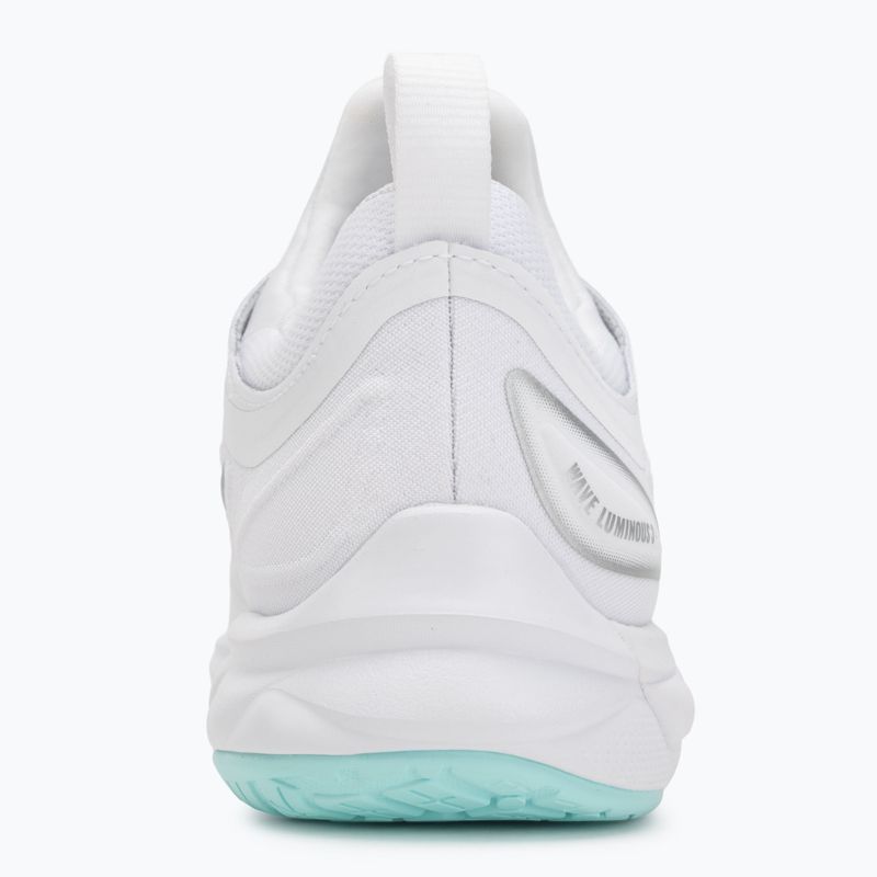 Încălțăminte de volei pentru femei Mizuno Wave Luminous 3 white/blue tint 6