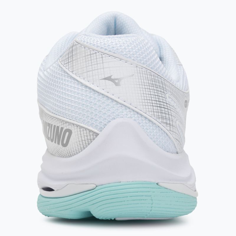 Încălțăminte de volei pentru femei Mizuno Wave Voltage 2 white/blue tint 6