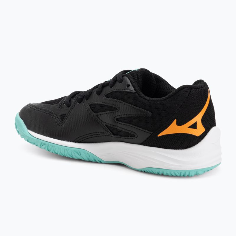 Încălțăminte de volei pentru copii Mizuno Lightning Star Z7 black/tangelo/ice green 3