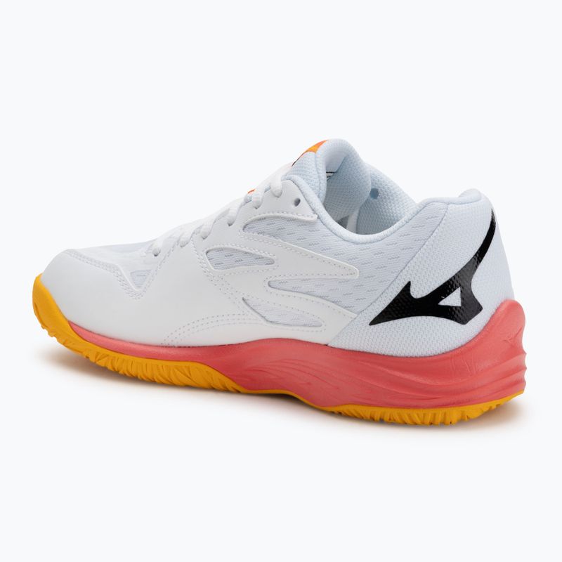 Încălțăminte de volei pentru copii Mizuno Lightning Star Z7 alb/coral aprins 2/citrus 3
